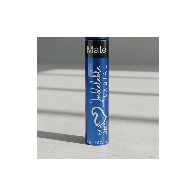 Labial Indeleble Mia Terra Cosmetics Color Azul