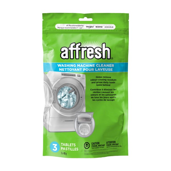 Affresh Washing Machine Cleaner, 3 tablets (3 Months Supply)