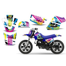 Flashback-AMRRACING MX Graphics decal kit fits Yamaha PW50 All years-Flashback