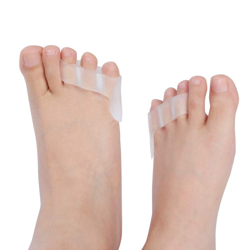 ZJchao 2 Pares Separador Dedo del Pie Gel de Sílice