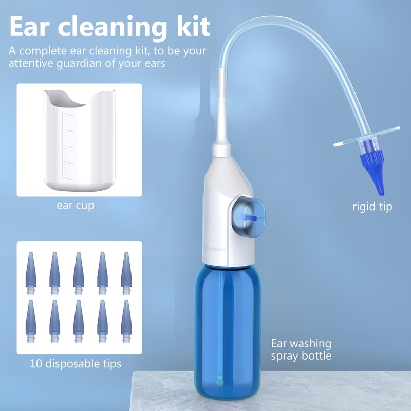 Ear Irrigation Flushing Cleanr and 1920P Ear Cleaner with Camera