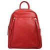 Samantha Look Women's Genuine Leather Backpack | | 019574, red