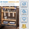 1 Pair Full Extension Drawer Slides Side Mount 4-24 Inch
