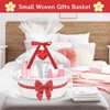 Groodo Small Woven Basket, Basket for Gift Empty with Gift