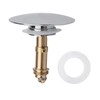 Pop Up Click Clack Plug,66mm Pop-up Stopper, Push Sink Drain