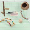 Bird Hammock Bed for Cage Parrot Perch Wooden Parakeet Sleeping