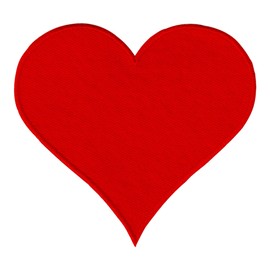 PatchMommy Heart Patch Appliqué for Iron-On Clothes Jeans Jackets Children