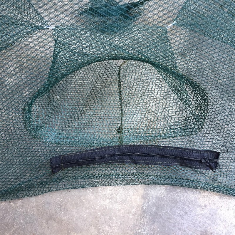 TOPIND Fishing Net Cage Foldable Fishing Bait Net Mesh Trap