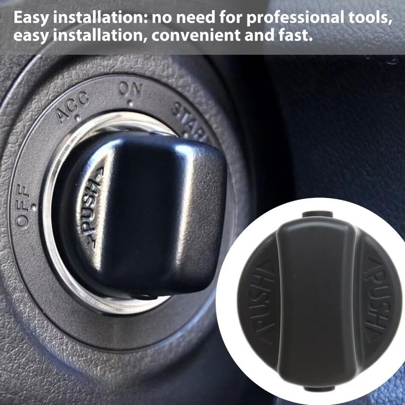 WELURE Ignition Key Knob Push Turn Switch Fit for 2007-2015