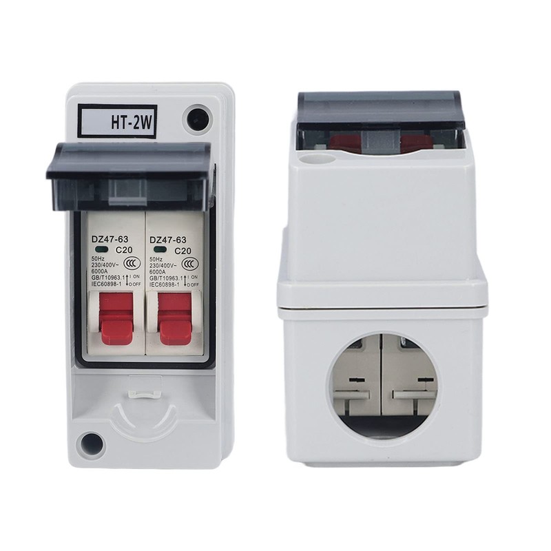 MCB C Type 2 Way Circuit Breaker Box 230V 400V