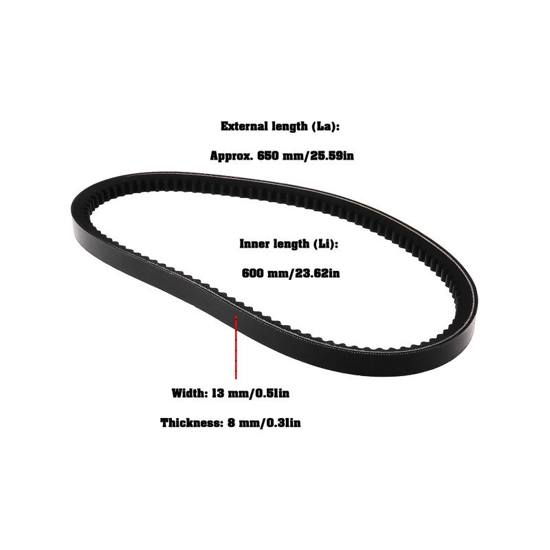 Create idea Pack of 2 Mixer Drive Belts, Timing Belt,