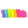 Cute Cat Sticky Notes 6 Color Bright Colorful Sticky Pad