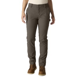 Carhartt Women's The Essential Canvas Pant, Tarmac, 12