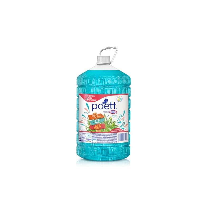 Limpiador Multiusos Aromatizante Poett Alegra tu Día 9 L