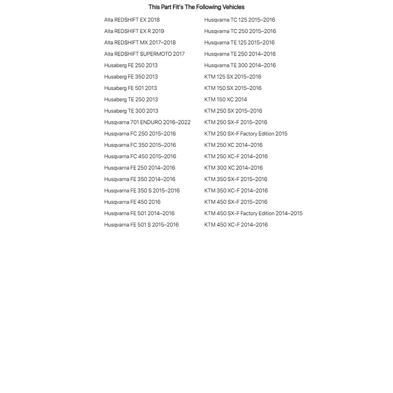 Tusk 4cs Fork Cap Tool Compatible with KTM 300 XC