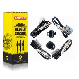 Sangyue Oxygen Sensor for Nissan Pathfinder 1996 1997 1998 1999 2000 3.3L Infiniti Qx4 1997 1998 1999 2000 3.3L Upstream + Downstream 4pcs
