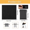 BouGPeng Fireproof Underlay 50 x 50 cm Heat Resistance Fire