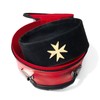 THE MASONIC COLLECTION Soft Hat Carrying Case in Red Colour