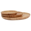 Generisch Bamboo Plates, Wooden Plates, Made of Environmentally Friendly Bamboo