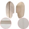 marddpair Beige Leather Door Panel Insert Cards Cover Synthetic Padded