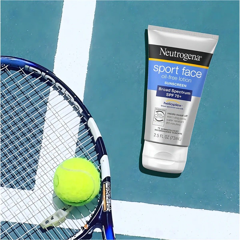 Neutrógena Bloqueador Protector Solar Facial Spf Sport Face Resistente Sudor