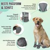 SlowTon Hundeschuhe Pfotenschutz, 4 Stück atmungsaktive Hunde Schuhe Outdoor mit
