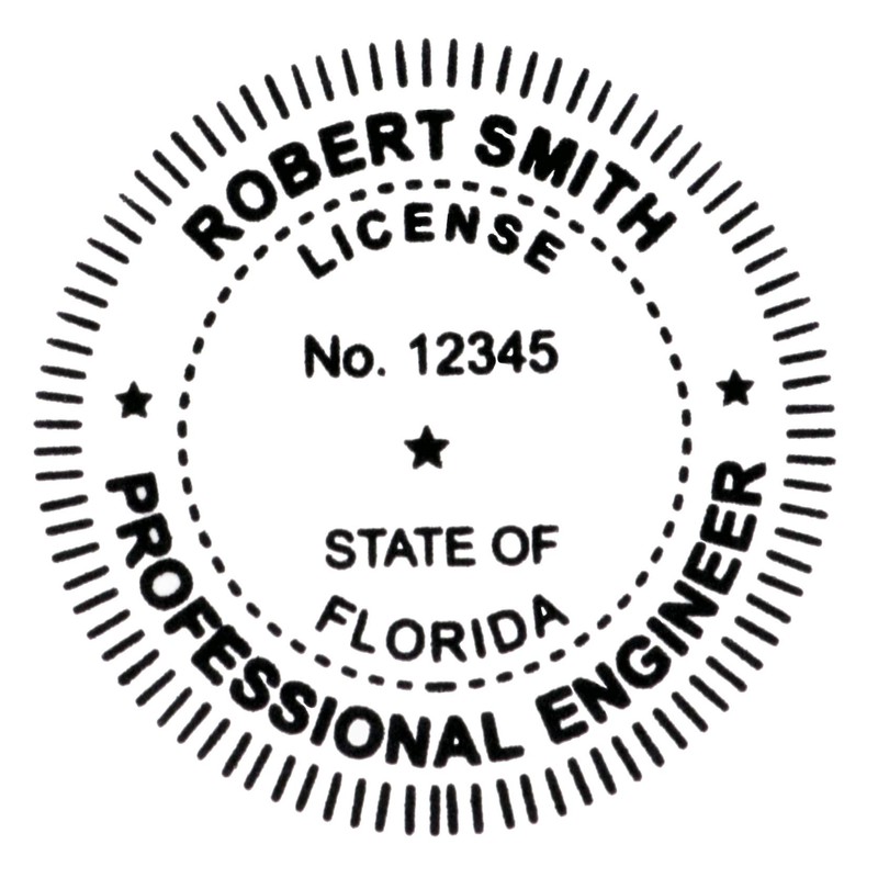 ExcelMark Pre Inked Professional Stamp - Engineer/Architect