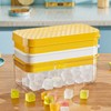 Ice Cube Mold Tray Storage Space Saving Silicone Large Capacity