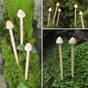 8-Pack Clay Mushrooms,Mini Fake Mushrooms,Handmade Small Mushroom,DIY Miniature Landscape Accessories,Miniature