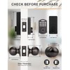 Tinewa Smart Locks for Front Door - Oil Rubbed Bronze