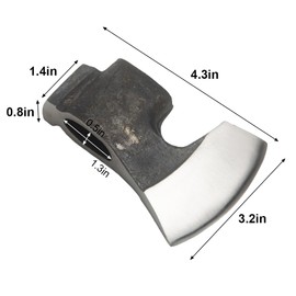 Forged Small Axe Head High Carbon Steel Bushcraft Axe Hatchet Head Camping Wood Chopping