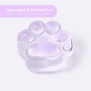 Glitter Clear Paw Taba Squishy Toys for Kids & Adults