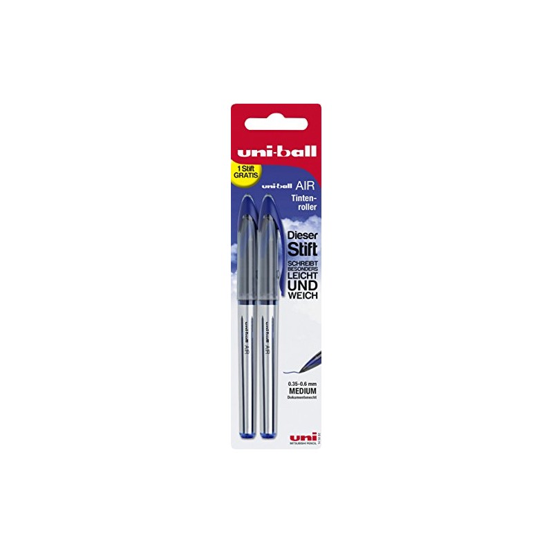 Uni-Ball 145892 – Air 1 Rollerball Pen with 1 Free
