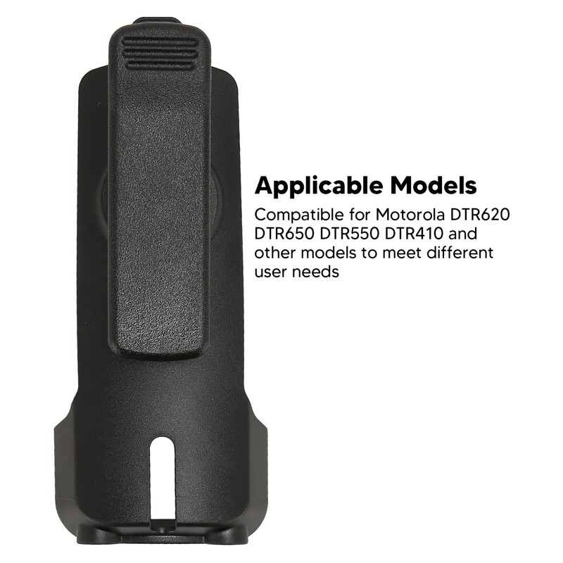 Walkie Talkie Belt Clip 90 Degree Rotatable Replacement for Motorola