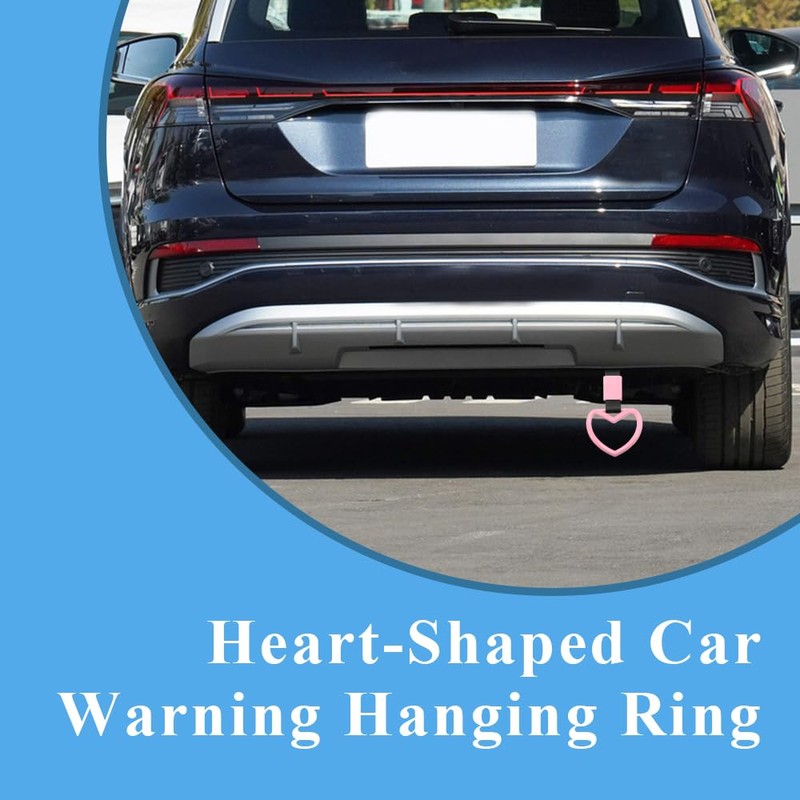 HAOBO Heart Handle Ring, Heart Hand Strap Drift Charm Rear