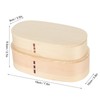 Lunch Box Set Japanese Style Wooden Food Storage Container for