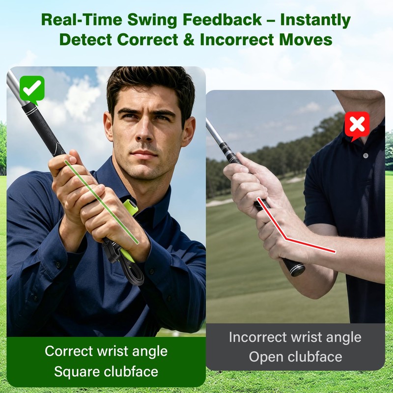 Universal Square Golf Swing Trainer | Instant Tactile Swing Feedback