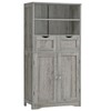 TEENFON 49.6''Tall Storage Cabinet with Adjustable Shelves & Doors, Bathroom