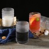 Consou Large Glasses Set of 6, 15 oz Hobnail Glassware