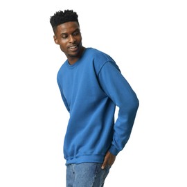 Gildan Adult Fleece Crewneck Sweatshirt, Style G18000, Multipack, Royal (1-Pack), Medium