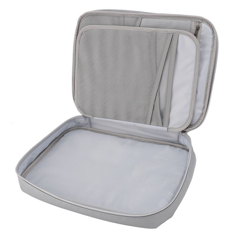 Fireproof Document Box Multilayer Portable Document Organizer Bag for Home