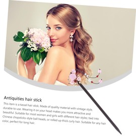 Ipetboom Hair Clasp Tassels Hair Stick Ancient Style Wooden Hairpin Royal Court for Wedding Anniversary Celebrations