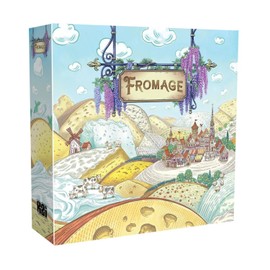 R2i Games Fromage Board Game - French Cheesemaking Strategy Game, Worker-Placement, Resource Management, Family Fun for Kids & Adults, Ages 14+, 1-4 Players, 30 Minute Playtime