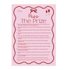 Bridal Bachelorette Game Bundle,Pass the Prize Rhyme Game Cards 8x11