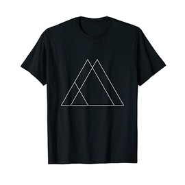 Geometric shape triangle pyramid lines geometry shapes T-Shirt