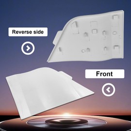 Fuel Tank Filler Access Door Compatible with Ford Transit 150 250 350 350HD 2015 2016 2017 2018 2019 2020 Year Fuel Tank Filler Door Cover for Driver Side Door CK4Z-61405A26-B (White)