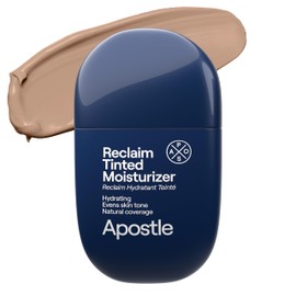 APOSTLE Reclaim Tinted Moisturizer for Men (7 Savanna La Mar) Niacinamide, Vitamin E, Squalane, Hyaluronic Acid, Tinted Face Moisturizer For Men.Hydrates, Evens Skin Tone 1 Fl. Oz.