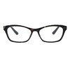 PASTL Womens Reading Glasses Magnified Rectangular Frame Spring Hinge Brown