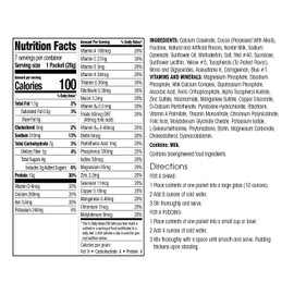 WonderSlim Meal Replacement Shake, Dark Cocoa Cream, 100 Calories, 15g Protein, 24 Vitamins & Minerals (7ct)