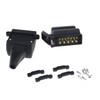 12 Pin Flat Trailer Light Male Female Plug Socket Connectors